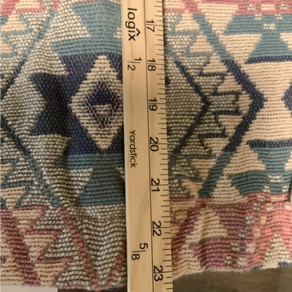 Vintage Keren Hart med western‎ pastel color Aztec tribal cropped boxey jacket - Picture 6 of 8